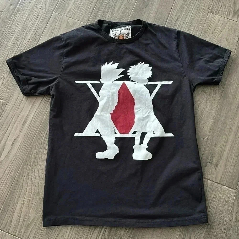 King of the  Birds | Hunter X Hunter black t-shirt